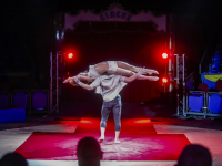 Eerste voorstelling Circus Royal benefietvoorstelling voor Oekraïne Plein van Europa Dordrecht