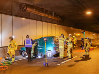 Oefening in Drechttunnel Dordrecht