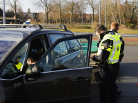 Politiecontrole parkeerplaats Recklinghauseweg Dordrecht
