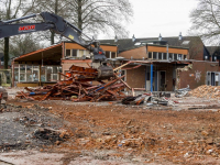 Sloopwerkzaamheden oud schoolgebouw bijna afgerond Heimerstein Dordrecht