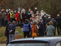 Topdrukte bij boosterprik vaccinatielocatie Laan van Europa Dordrecht