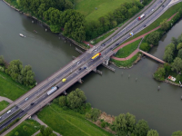 Luchtfoto Wantijbrug Dordrecht