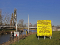 Informatieborden renovatie Wantijbrug Dordrecht