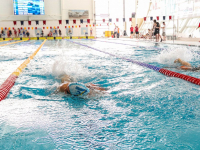 Internationale reddingszwemwedstrijden in Sportboulevard