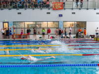 Internationale reddingszwemwedstrijden in Sportboulevard