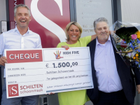 Jubilerend schoonmaakbedrijf steunt High Five Foundation