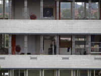 Overzichtsfoto van werkzaamheden aan pand Kilwijkstraat Dordrecht