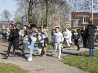 Sponsorloop voor vluchtelingen Oekranie John F Kennedyschool Zuidendijk Dordrecht