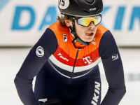 Shorttrack Teamnl traint op de ijsbaan ISU World Cup Shorttrack Sportboulevard