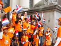 Koningsdag 2016 traditionele aubade Stadhuisplein Dordrecht Tstolk 002