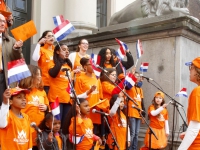 Koningsdag 2016 traditionele aubade Stadhuisplein Dordrecht Tstolk 002