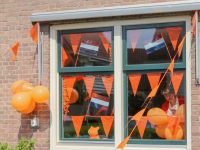 Versierde Koningsraam De Bockstraat Dordrecht