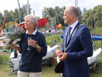 Koninklijke onderscheiding mevrouw JJ Wierenga Beelen zeilvereniging KDR&ZV Dordrecht