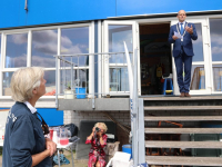 Koninklijke onderscheiding mevrouw JJ Wierenga Beelen zeilvereniging KDR&ZV Dordrecht