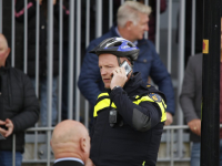 Beveiliging tijdens opening Prins Clausbrug Dordrecht