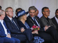 Prinses Beatrix opent Prins Clausbrug Dordrecht