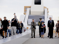 Prinses Beatrix opent Prins Clausbrug Dordrecht