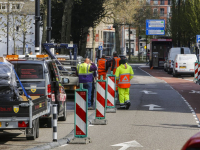 Start werkzaamheden kruising Singel- Stationsweg - Johan de Wittstraat Dordrecht