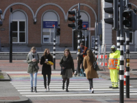 Start werkzaamheden kruising Singel- Stationsweg - Johan de Wittstraat Dordrecht