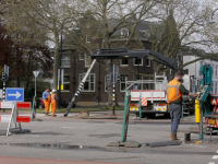 Start werkzaamheden kruising Singel- Stationsweg - Johan de Wittstraat Dordrecht