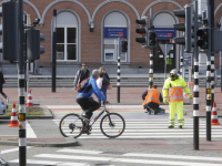 Start werkzaamheden kruising Singel- Stationsweg - Johan de Wittstraat Dordrecht