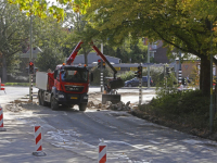 Kruispunt Hugo de Grootlaan op de schop