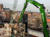 Belastingkantoor nu echt na weken slopen tegen de vlakte Spuiboulevard Dordrecht