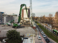 Belastingkantoor nu echt na weken slopen tegen de vlakte Spuiboulevard Dordrecht