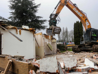 Woning en gebouw gesloopt Dordrecht