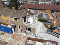 Laatste huizen witte dorp gesloopt Dordrecht