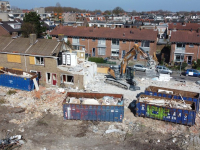 Laatste huizen witte dorp gesloopt Dordrecht