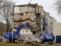 Portiekflats worden gesloopt Colijnstraat Dordrecht