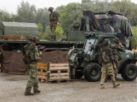 Landmacht oefent in Dordrecht