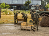 Landmacht oefent in Dordrecht