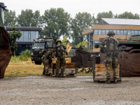 Landmacht oefent in Dordrecht