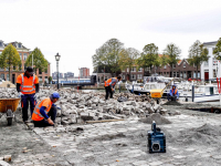 Werkzaamheden duren nog ruim een maand Geldersekade Dordrecht