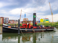 Stoomsleepboot De Hugo in Stadswerven Dordrecht