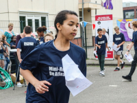 Leerlingen De Atlas rennen mini-Roparun Dordrecht