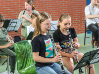 Leerlingen geven concert aan ouders basisschool De Griffioen Stadspolders Dordrecht