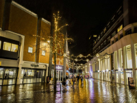 Kerstverlichting tijdens de feestdagen in Dordrecht