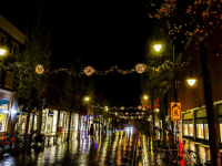 Kerstverlichting tijdens de feestdagen in Dordrecht