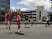 Longboarden Energieplein zomerspelen Dordrecht