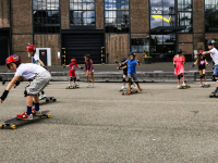 Longboarden Energieplein zomerspelen Dordrecht