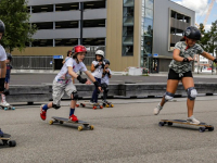 Longboarden op het Energieplein Dordrecht