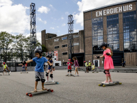 Longboarden Energieplein zomerspelen Dordrecht