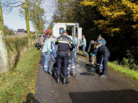 Voorbijrijdster voorkomt erger man te water scootmobiel Smitsweg Dordrecht