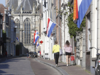 Vlaggen uit Koningsdag Dordrecht