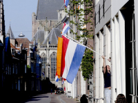 Vlaggen uit Koningsdag Dordrecht