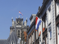 Vlaggen uit Koningsdag Dordrecht