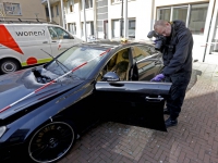 20171603 Auto uitgebrand , politie denkt aan brandstichting Wijngaardstraat Dordrecht Tstolk 001